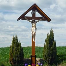 Holzkreuz am westlichen Dorfende Schmeckwitz