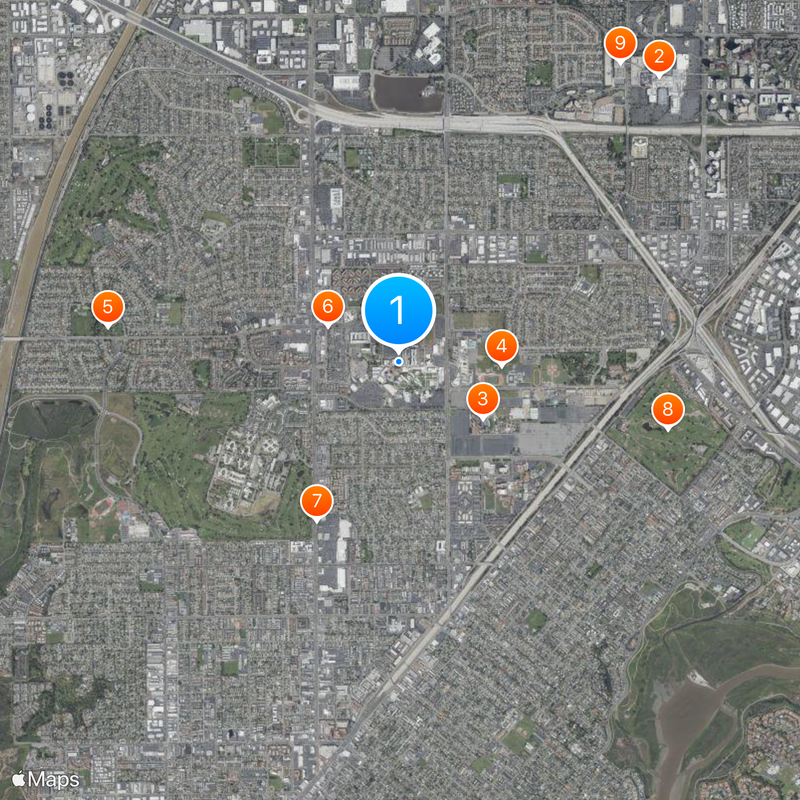 Orange Coast College Map