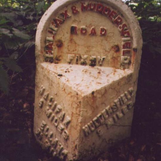 Milestone, Halifax Old Road half way between BOAT and Grimescar Bridge, Fixby