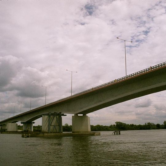 Freeway bridge in Toruń