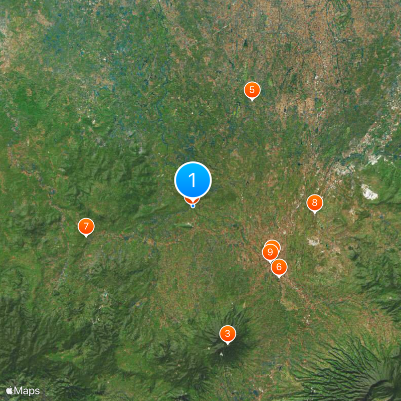 Ciaruteun inscription Mapa