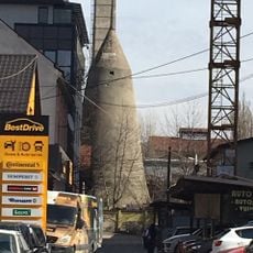 Objects of the warehouse in the area of former industrial zone in Sarajevo