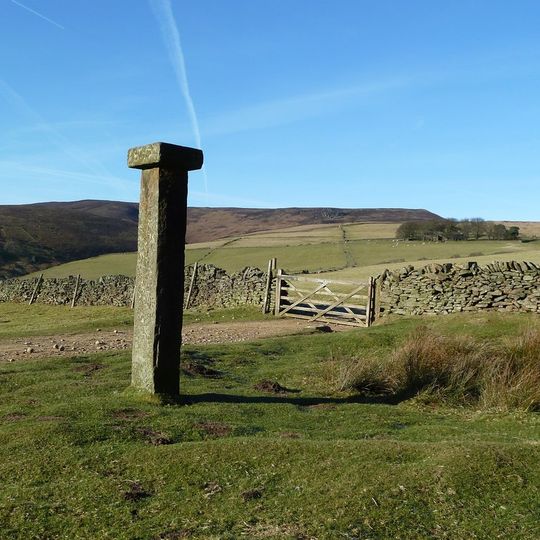 Hope Cross at OS 162 874 approximately 1 mile off Edale Road