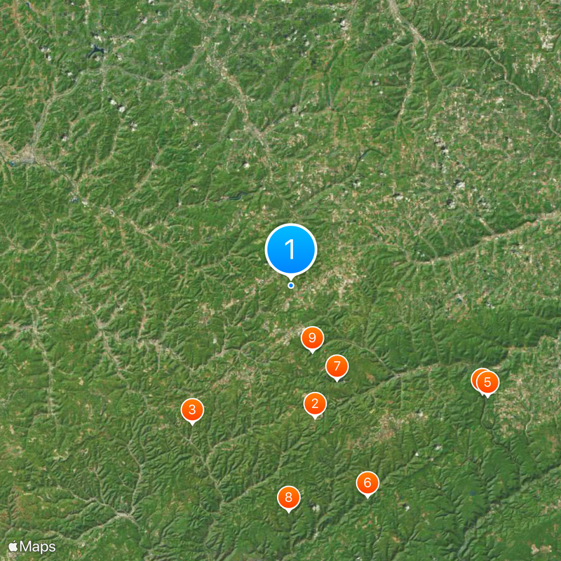Allegheny River Map