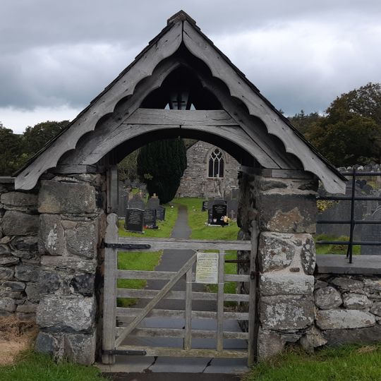 Lychgate at the Church of St Mary and St Egryn