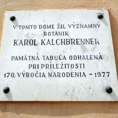 Ev. a. v. fara, tabuľa pamätná