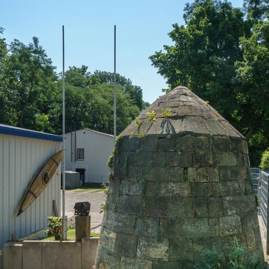 Batardeau am Unterhafentor Torgau