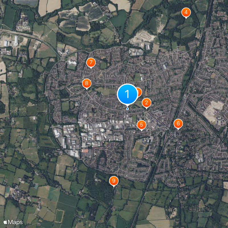Plymouth Brethren Map