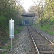 Bridge of Českobrodská street over railway line Malešice - Libeň