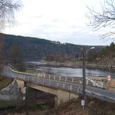 Bridge of road II/102 over the Vápenický potok in Velká