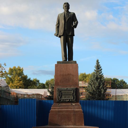 Statue of Mikhail Kalinin in Tver