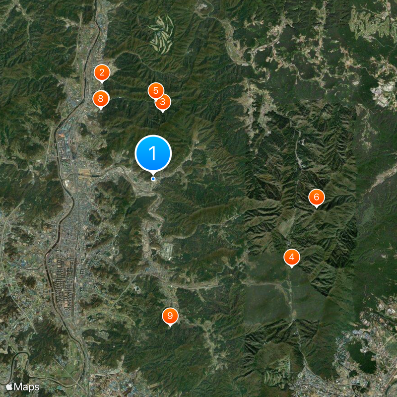 Camp Casey, South Korea Map