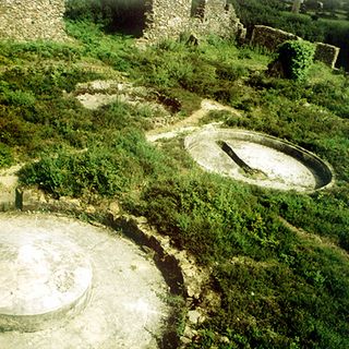 Buddle Floor Of Dressing Plant To West Basset Stamps On North Wheal Basset Sett, At Sw 687 401