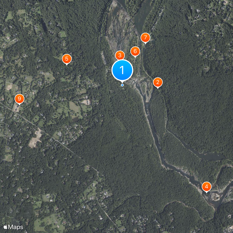 Great Falls Park Mapa