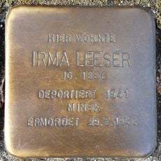 Stolperstein en memoria de Irma Leeser