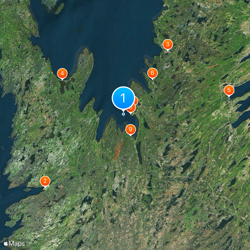 Dildo Island Map