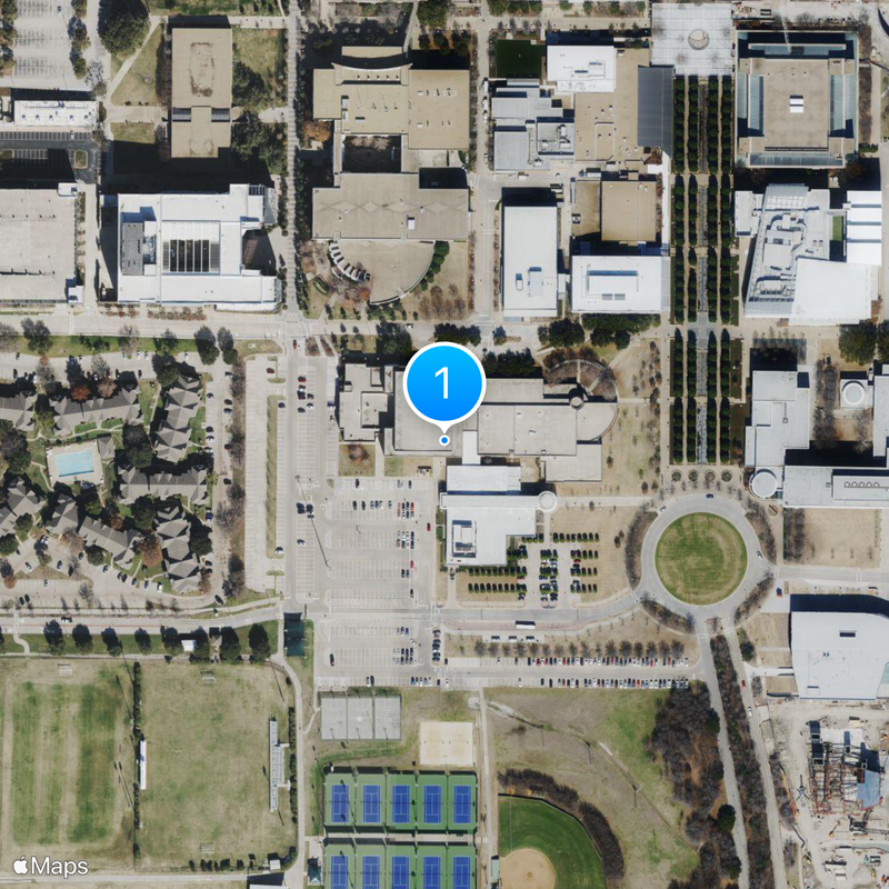 University of Texas at Dallas Map