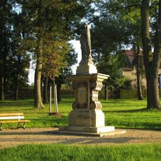 Socha svaté Markéty v Liblíně v parku