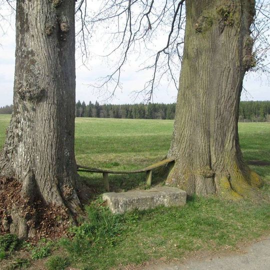 Kříž v severní části Míšova