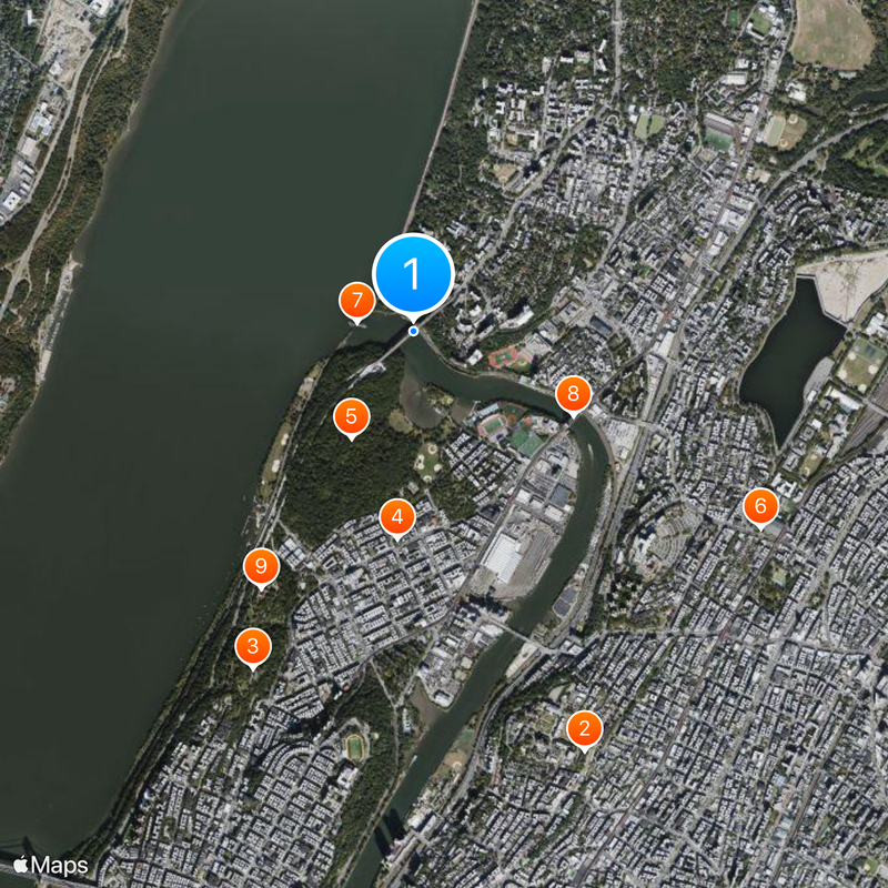 Henry Hudson Bridge Mappa