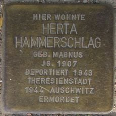 Stolperstein dedicated to Herta Hammerschlag