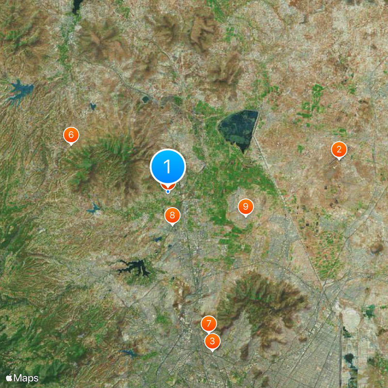 Museo Nacional del Virreinato Karte