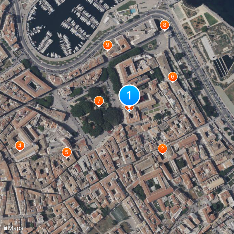 University of Palermo Map