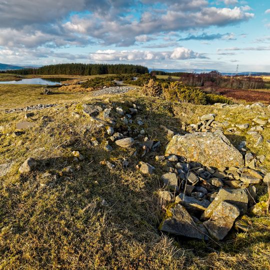 Carn Glas, chambered cairns 815m SE of Achvraid, Essich Moor