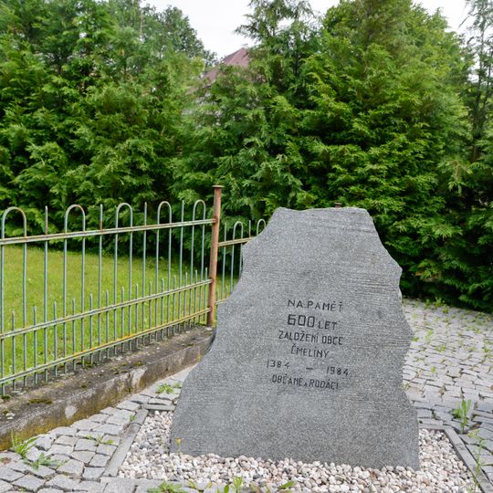 Memorial of 600 years of village Čmelíny