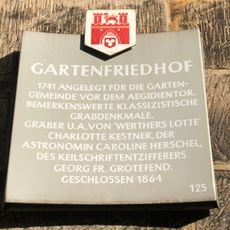 Stadttafel Gartenfriedhof