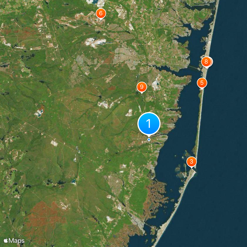Oyster Creek Nuclear Generating Station Map