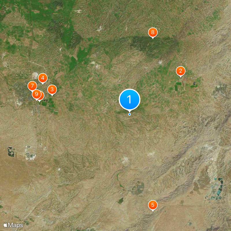Nevatim Airbase Map