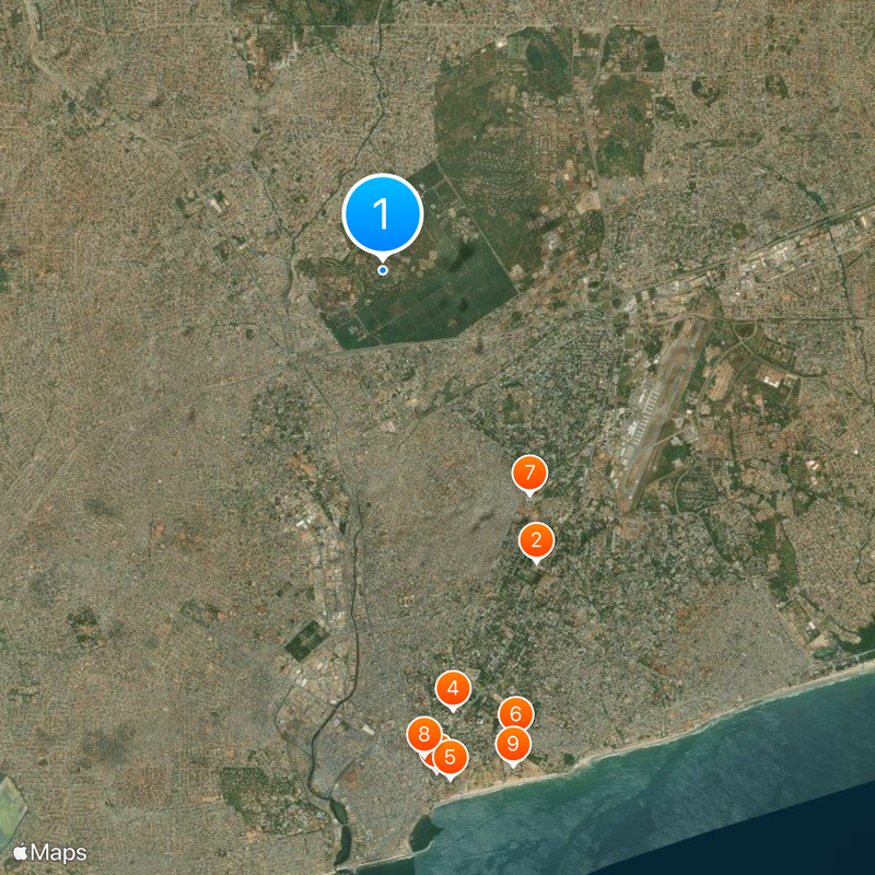 Achimota School Map