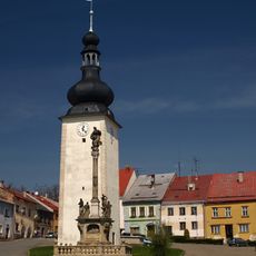 Clock tower in Potštát
