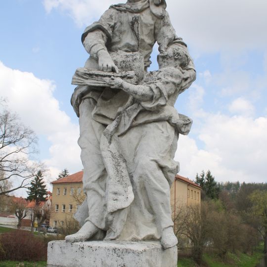 Socha sv. Anny s Marií