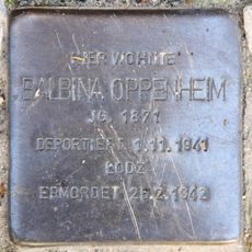 Stolperstein em memória de Balbina Oppenheim