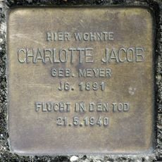 Stolperstein à la mémoire de Charlotte Jacob