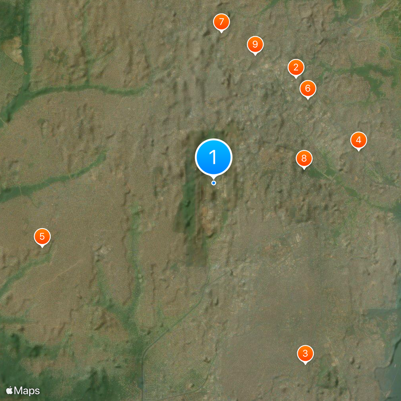 Aéroport international Murtala-Muhammed Carte